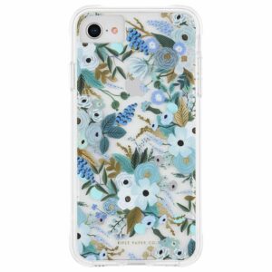 Case-Mate Apple iPhone SE (3rd  2nd gen) and iPhone 8/7 Rifle Paper Co. Case - Garden Party Blue (CM042582)