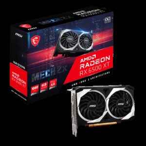 MSI AMD Radeon RX 6500 XT MECH 2X 4G OC Video Card