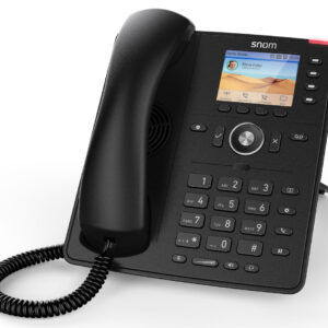 The distinctly designed D713 is the cost-effective entry device into the professional world of VoIP telephony.