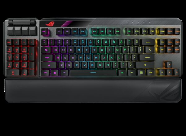 ASUS ROG Claymore II modular TKL 80%/100% gaming mechanical keyboard with ROG RX Optical Mechanical Switches