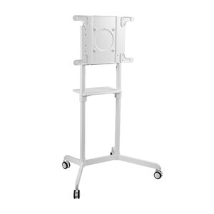 Brateck Rotating Mobile Stand for Interactive Display Fit 37"-70" Up to 70Kg - White(LS)