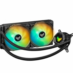 ASUS TUF Gaming LC 240 RGB all-in-one liquid CPU cooler with Aura Sync