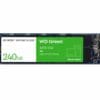 Shop for HBWD-GRM2-240G2Sandisk - available at Go Tech Deals Western Digital WD Green 240GB M.2 2280 SSD 545R/430W MB/s 80TBW 3D NAND 3 Years Warranty ~WDS240G2G0B – Sandisk HBWD-GRM2-240G2 M.2 SATA SSD Product Image
