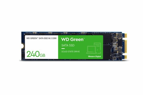 Western Digital WD Green 240GB M.2 SATA SSD 545R/430W MB/s 80TBW 3D NAND 7mm 3 Years Warranty
