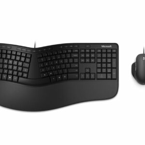 Microsoft Ergonomic Desktop USB Mouse  Keyboard Black