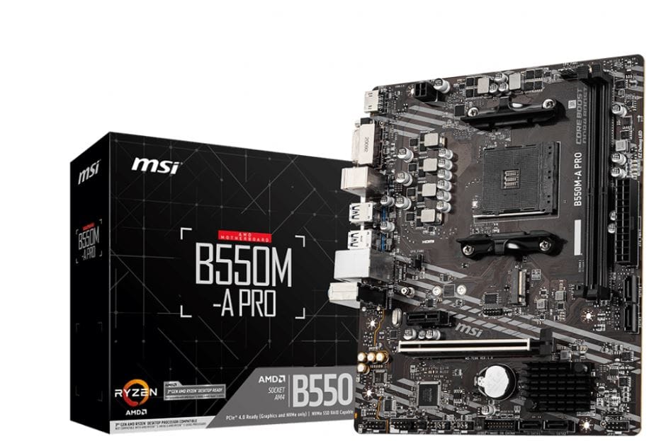 MSI B550M-A PRO Motherboard AMD Ryzen AM4