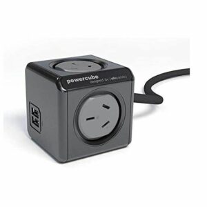 ALLOCACOC POWERCUBE Extended USB 4 Outlets-2 USB