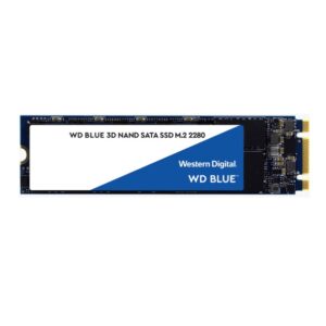 Western Digital WD Blue 500GB M.2 SATA SSD 560R/530W MB/s 95K/84K IOPS 200TBW 1.75M hrs MTTF 3D NAND 7mm 5yrs Wty