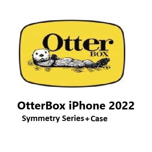 OtterBox Apple New iPhone Pro 6.1" 2022 Symmetry Series+ Antimicrobial Case with MagSafe - Black (77-88994)