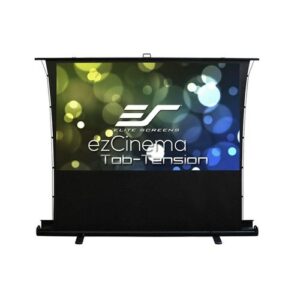 Elite Screens FT74XWH 74 169 Portable Tension Floor Pull Up Projector Screen