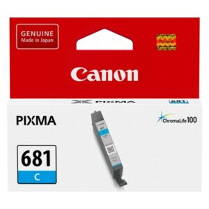 CANON CLI681C CYAN INK TANK 250 PAGES FOR TR7560 TR8560 TS6160 TS8160 TS9160