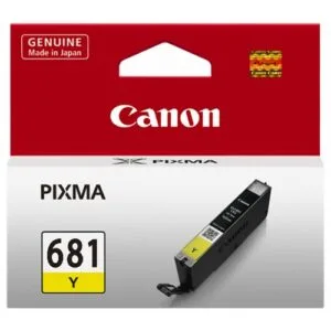 CanonCANON CLI681Y YELLOW INK TANK 250 PAGES FOR TR7560 TR8560 TS6160 TS8160 TS9160InkJet Cartridges