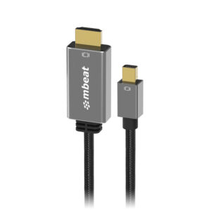 mbeat "Tough Link" 1.8m Mini DisplayPort to HDMI Cable - Space Grey