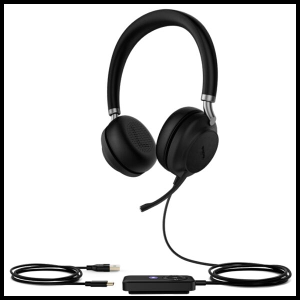 Yealink's UH38 Dual Mode headset offers both wired or wireless connectivity via USB cable and Bluetooth respectively.