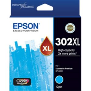 EPSON 302XL CYAN INK CLARIA PREMIUM FOR EXPRESSION PREMIUM XP-6000