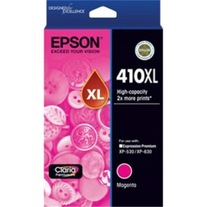 EPSON 410XL HIGH CAP CLARIA PREMIUM MAGENTA INK CART XP-530 XP-630