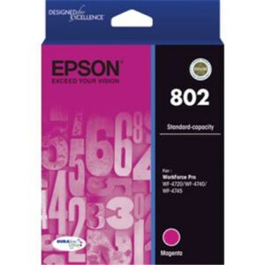 EPSON 802 STD MAGENTA INK DURABRITE FOR WF-4720 WF-4740 WF-4745