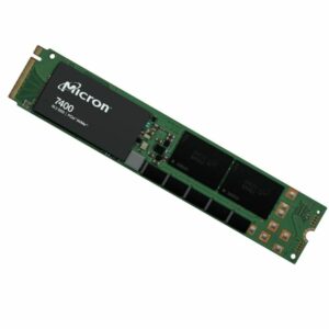 Micron 7400 Pro 3840GB Gen4 NVMe Enterprise SSD M.2 (22x110) Non-SED 4400/2200 MB/s R/W 650K/104K IOPS 14400TBW 1DWPD 2M hrs MTTF Server Data Centre 5yrs