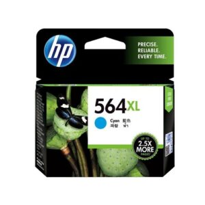 HP 564XL Original Ink Cartridge for Photosmart D5400/D7500 & C6300 Printer Series 750 Pages Yield Cyan