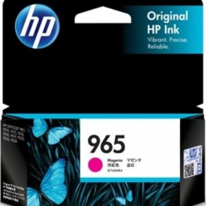 HP 965 Original Ink Cartridge for OfficeJet Pro 9010/9020 Printer Series 700 Pages Yield Magenta