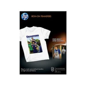 HP Iron on Transfers A4 12 sheets 210 x 297mm