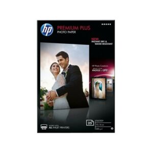 HP Premium Plus Glossy Photo Paper A6 25 Sheets 10 x 15 cm