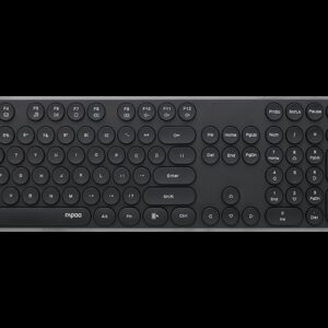 RAPOO Wireless Optical Mouse  Keyboard Black - 2.4G Connection
