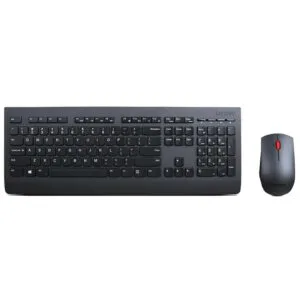 LENOVO Professional Wireless Keyboard & Mouse Combo Stylish Full-Size Slim 3-Zone with Number Pad Quier Premium Ergonomic (US English) – Lenovo NAL-4X30H56796 Wireless Product Image
