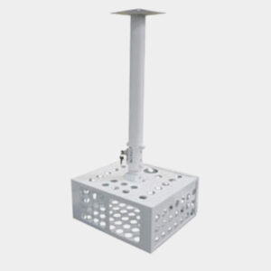 PROJECTOR SECURITY CAGE WITH CEILING POLE & MOUNT 300MM H x 750MM W x 650MM D
