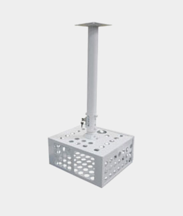 PROJECTOR SECURITY CAGE WITH CEILING POLE & MOUNT 300MM H x 750MM W x 650MM D