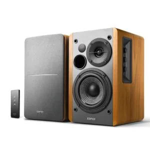 Edifier R1280T - Lifestyle Bookshelf Speakers Brown - 3.5mm AUX/Dual RCA
