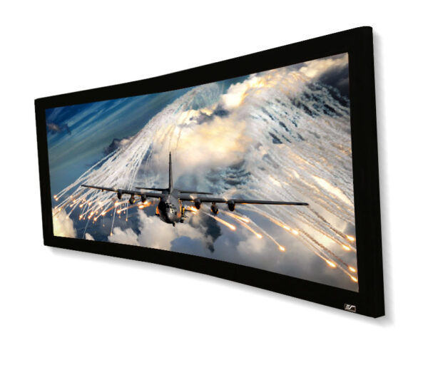 180 FIXED FRAME 169 SCREEN 1080P / FHD WEAVE ACOUSTICALLY TRANSPARENT - EZFRAME INDENT