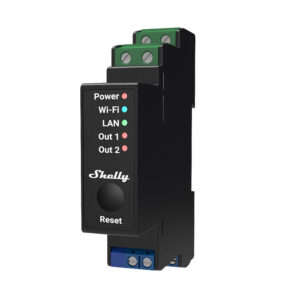 2 CIRCUIT DIN RAIL WI-FI RELAY SWITCH WITH POWER METERING