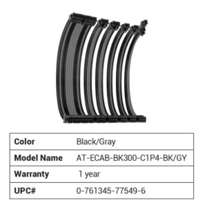 Antec Adjustable CIP4  Bracket and CIP4 Cable Kit Black/Grey