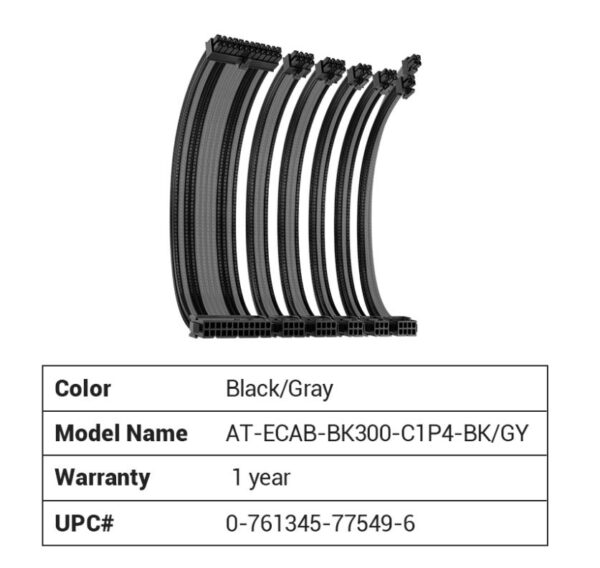 Antec Adjustable CIP4  Bracket and CIP4 Cable Kit Black/Grey