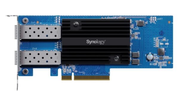 Synology E25G30-F2 Dual-port 25GbE SFP28 add-in card for Synology systems