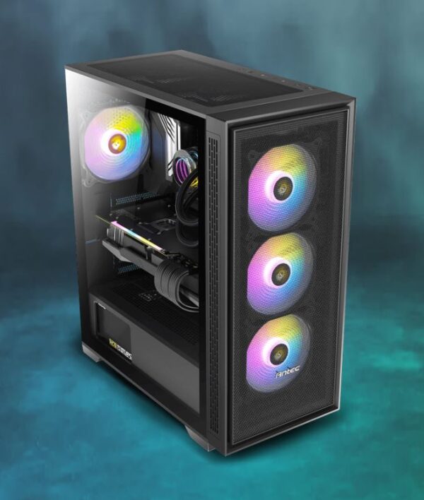 SI only - The AX81 Elite features a unique design and excellent cooling performance. The full-view tempered glass side panel design allows you to show off your gaming configurations without any obstacles. 8 x 120mm fans can be installed simultaneously.