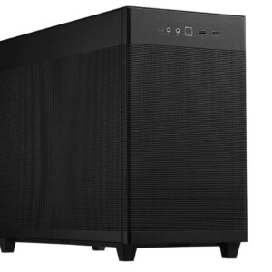 The ASUS Prime AP201 is a stylish 33-liter MicroATX case with tool-free side panels and a quasi-filter mesh