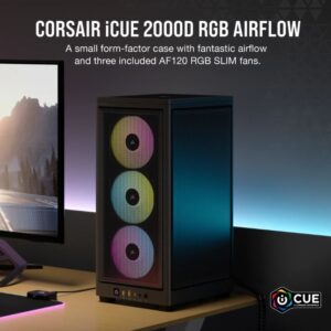 2000D RGB AIRFLOW Mini-ITX PC Case - Black