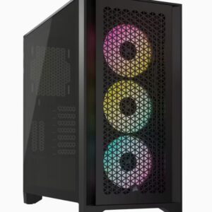 The CORSAIR 4000D RGB AIRFLOW is a mid-tower ATX case with high-airflow design