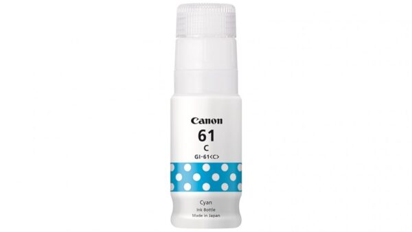 CANON GI61C CYAN INK BOTTLE FOR G3620 G3625 G3660 - 7.7K PAGE YIELD