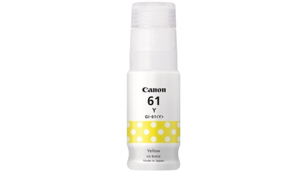 CANON GI61Y YELLOW INK BOTTLE FOR G3620 G3625 G3660 - 7.7K PAGE YIELD
