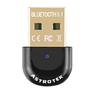 Astrotek USB 2.0 bluetooth LED CSR 5.1 Support 10-20meters Distance Dongle Adapter for Laptop Computer Desktop