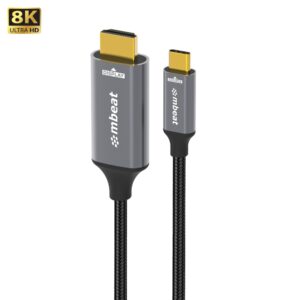 mbeat Tough Link 8K 1.8m USB-C to HDMI Cable