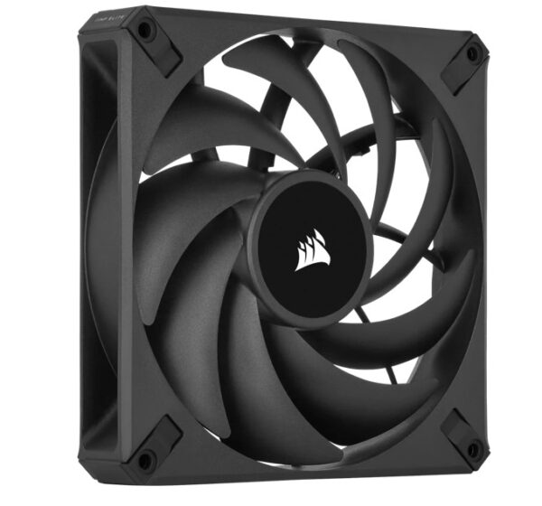 The CORSAIR AF140 ELITE High-Performance 140mm PWM Fluid Dynamic Bearing Fan combines a low-noise design with CORSAIR AirGuide technology for powerful cooling