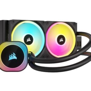 The Corsair iCUE Link H100i CPU cooler features a simplified all-in-one cooler with iCUE Link