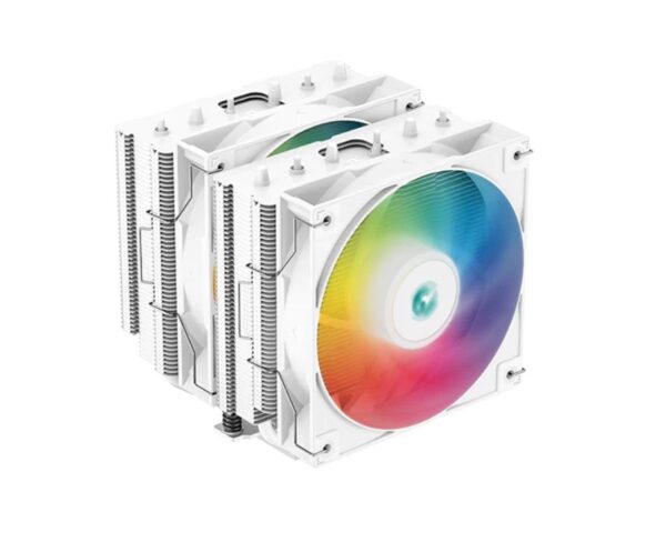 The DeepCool AG620 ARGB is a dual-tower 120mm CPU cooler that boasts impressive 260W cooling power performance that's been stripped down and optimized for terrific efficiency throughout.