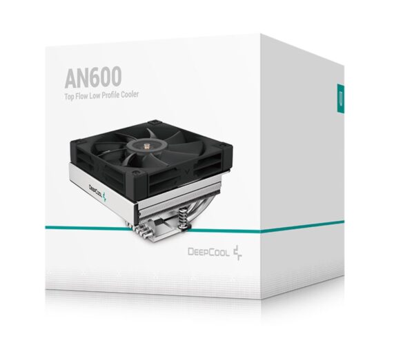 The AN600 is a low-profile CPU cooler that provides 180W of cooling to the CPU while also cooling the RAM modules. Making full use of a 120mm high airflow fan and an overhanging design