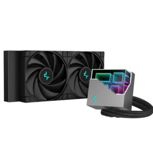 The DeepCool LT520 high-performance liquid CPU cooler provides strong heat dissipation power with a 240mm radiator