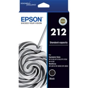 EPSON 212 STD BLACK INK FOR XP-4100 XP-3105 XP-3100 XP- 2100 WF-2850 WF-2830 WF-2810